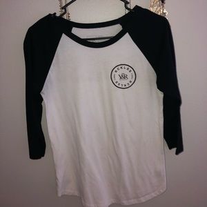 Young and Reckless baseball tee